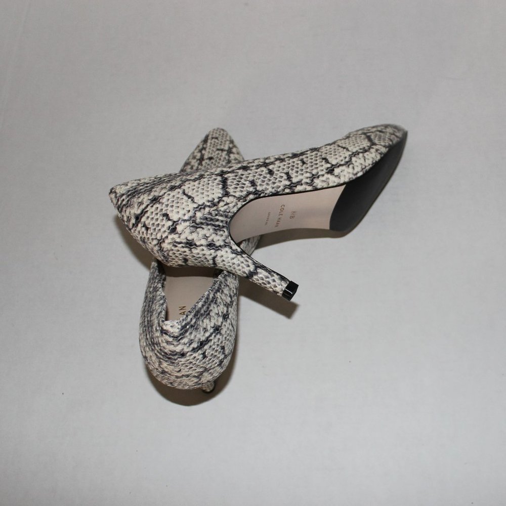 COLE HAAN JULIANNA SNAKESKIN PRINT PUMP - Picture 7 of 7